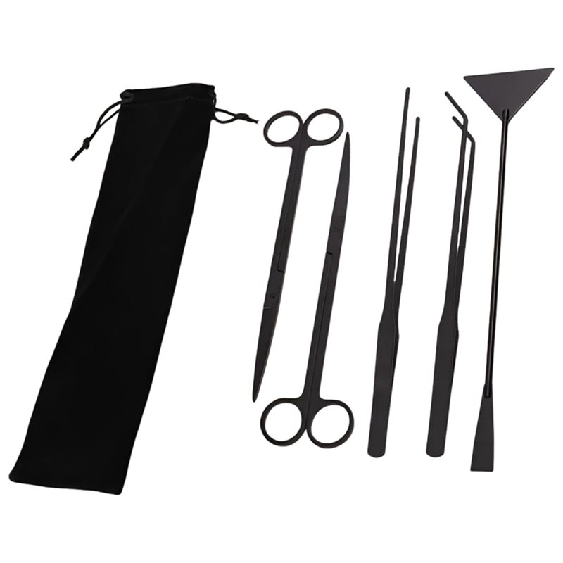 Aquarium Planted Sand - TFORU-Long Black Stainless Steel Aquascaping Tool