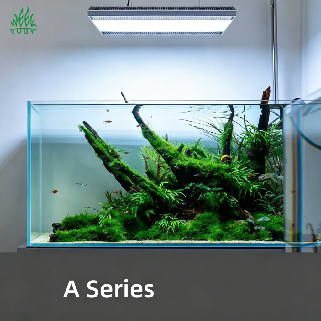 Planted Aquarium Aquascape - Week Aqua A430Pro LED Aquarium Light