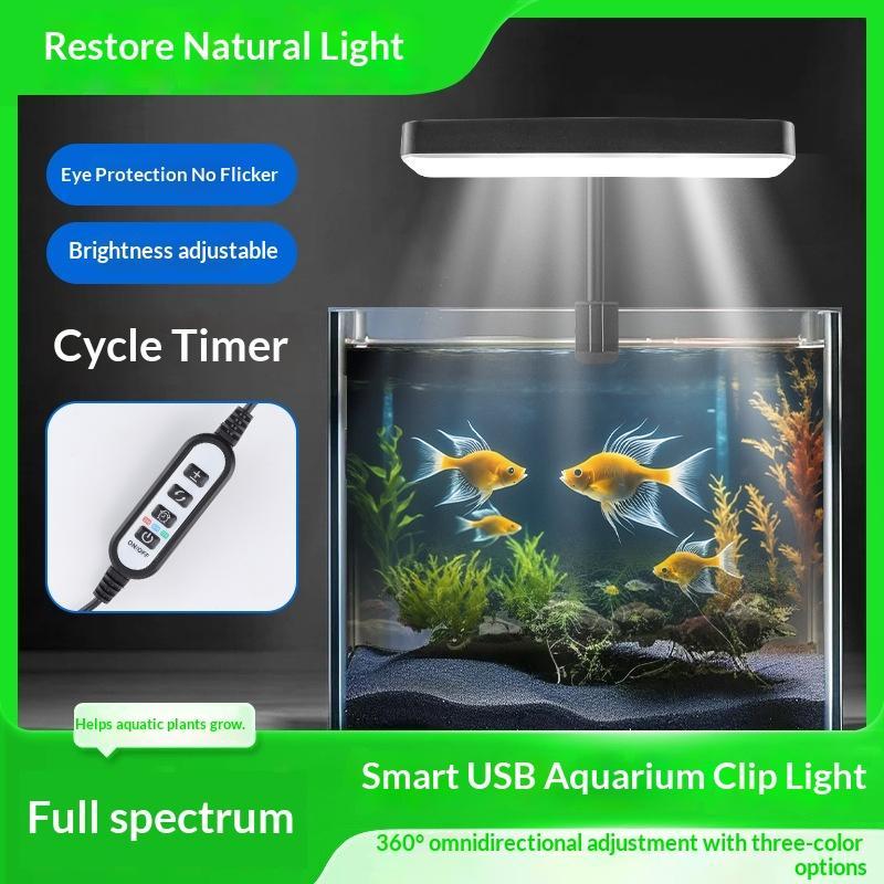 Planted Aquarium Cycling - Led Waterproof Aquarium Light 360 Adjustable