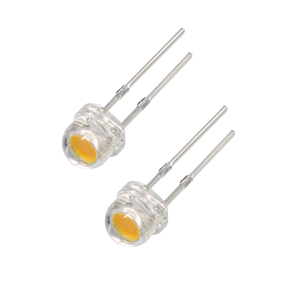 Ludwigia Super Red - 50PCS Straw Hat LED Diode 5MM