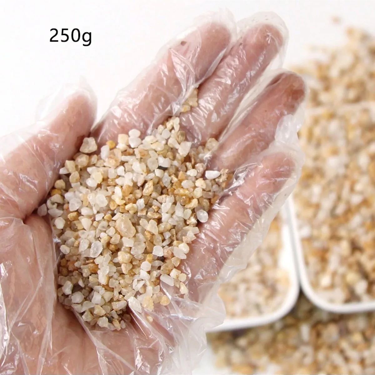 1pc-250g Natural Crystals Grav - đánh giá và giá Aquarium Planted Sand