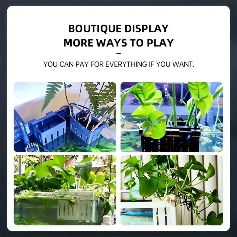 Aquarium Plant Holder Black Pl - đánh giá và giá Planted Aquarium Equipment