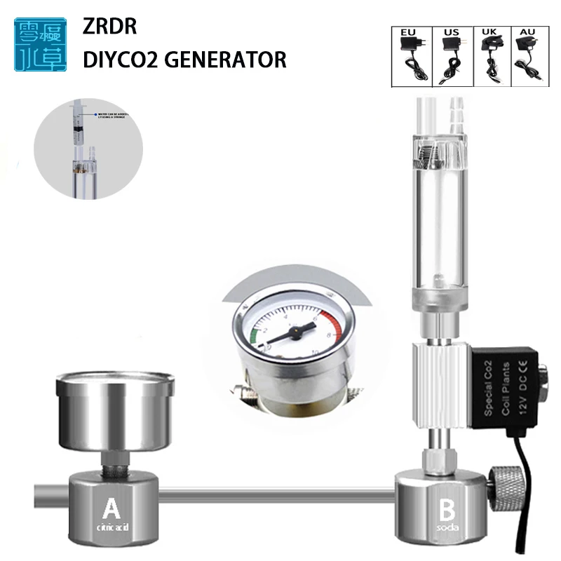 Bể Cá Tự Làm CO2 Lò Phản Ứng H - đánh giá và giá Planted Aquarium Equipment