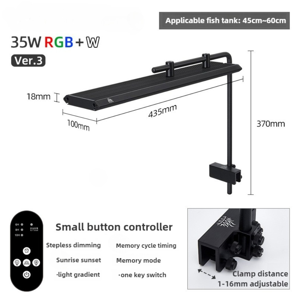 LED Aquarium Light Sunrise Day - đánh giá và giá Planted Aquarium Cycling