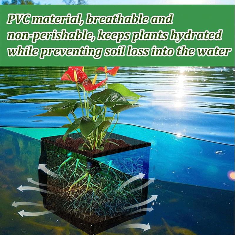 4 Pcs Black Mesh Pond Planting - đánh giá và giá Aquarium Plant Original