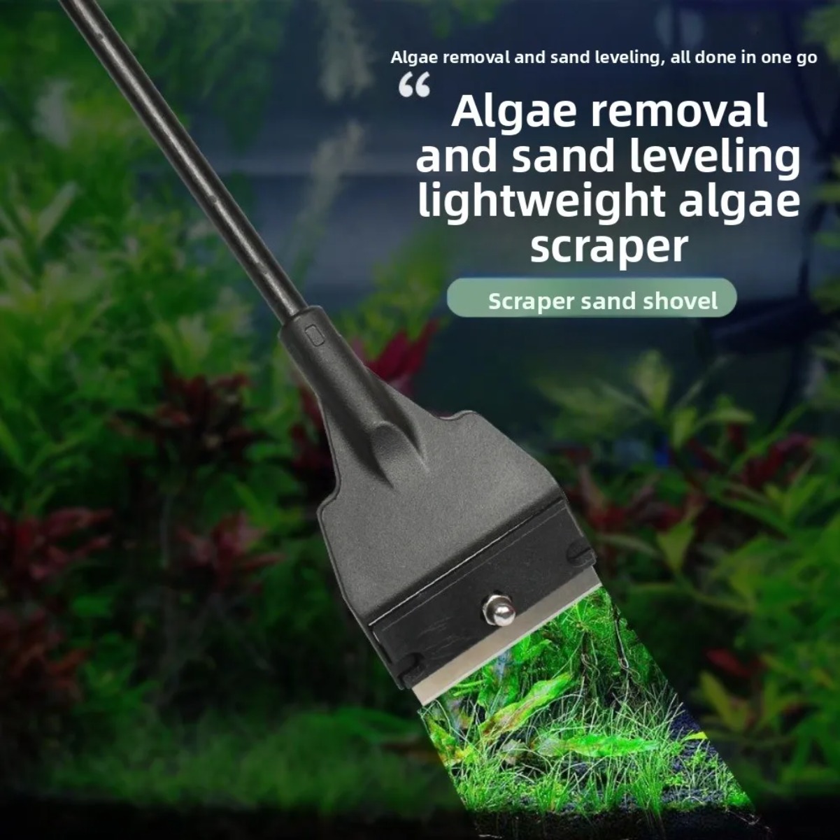 Fish Tank Glass Algae Scraper  - đánh giá và giá Aquarium Planted Sand