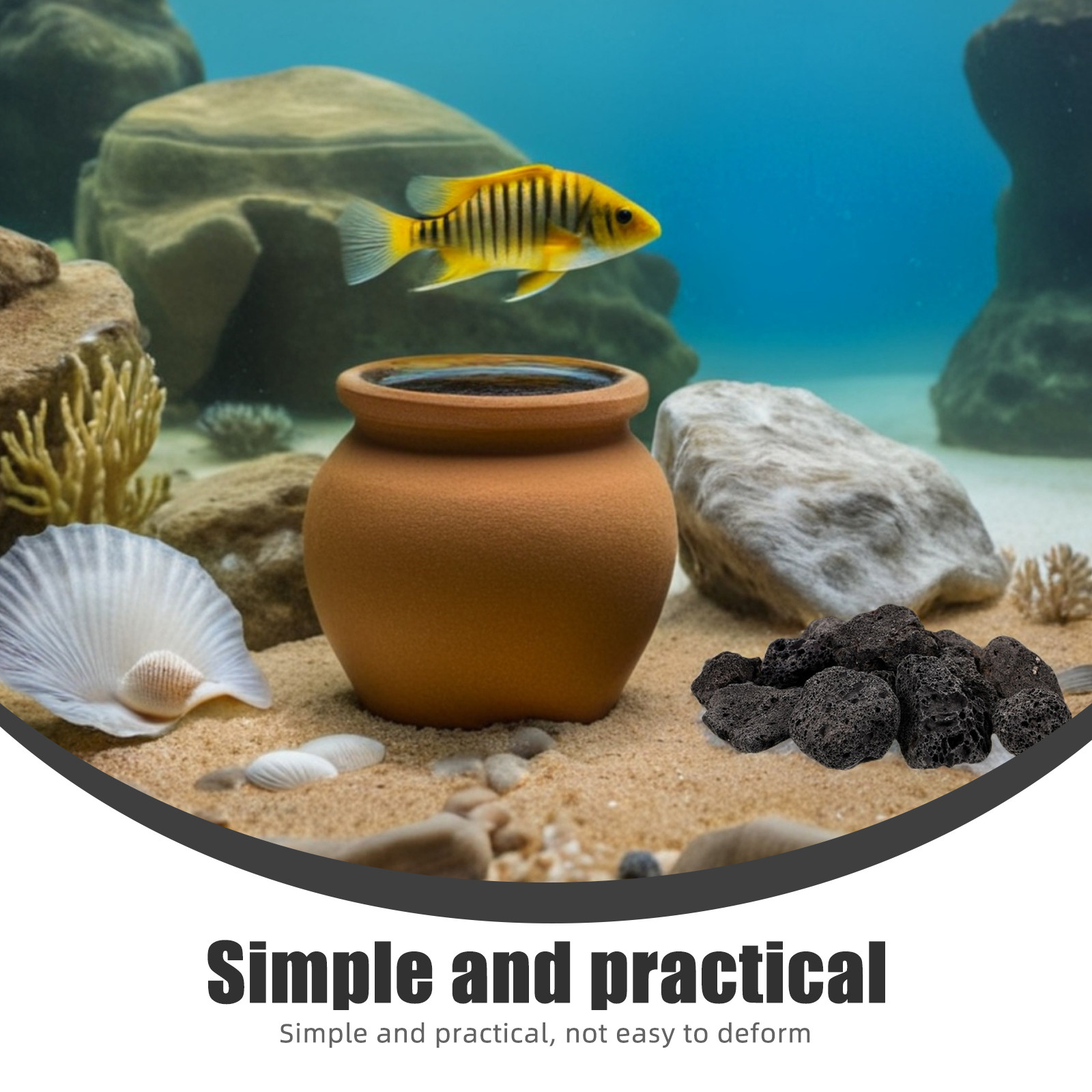 1Pack Natural Volcanic Stones  - đánh giá và giá Aquarium Plant Original